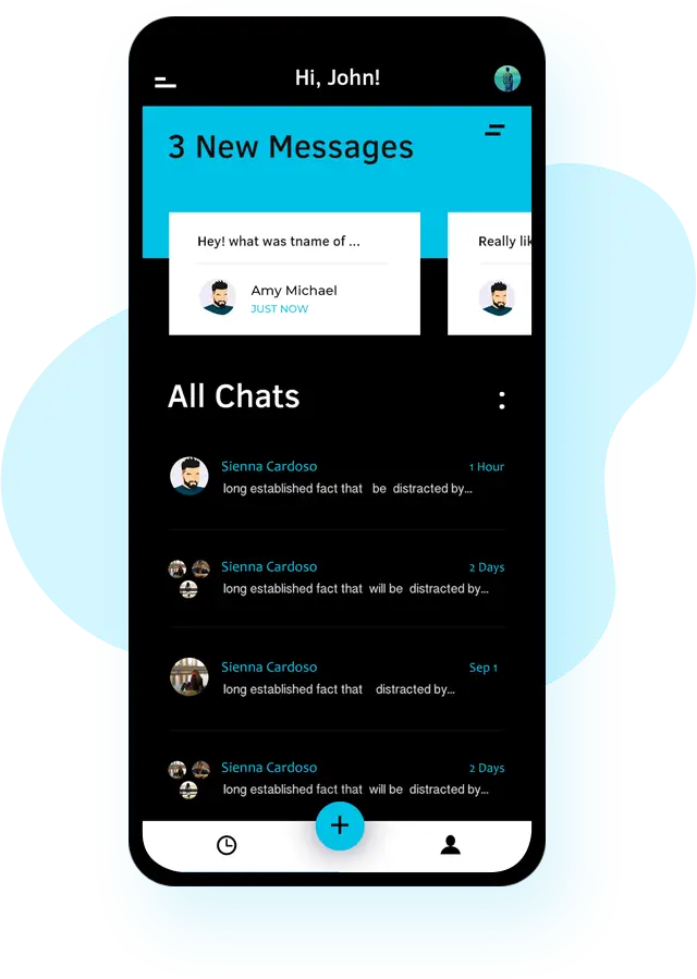 how chat mobile app developed