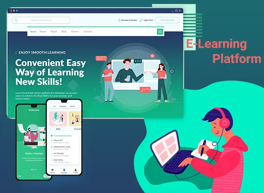 online course education web portal